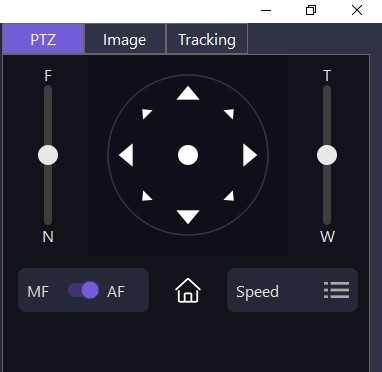 PTZF control
