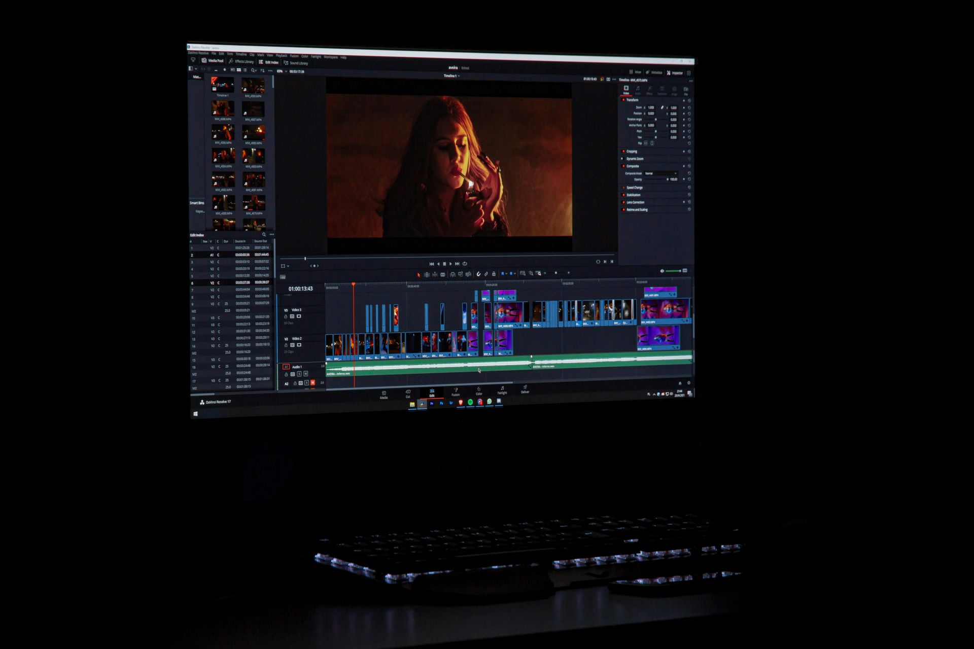 DaVinci Resolve video