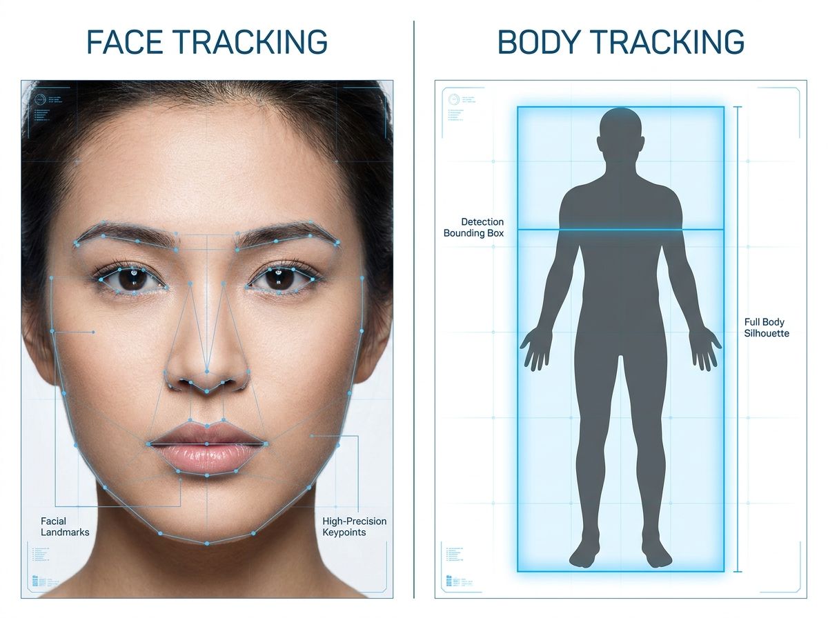 face tracking and body tracking