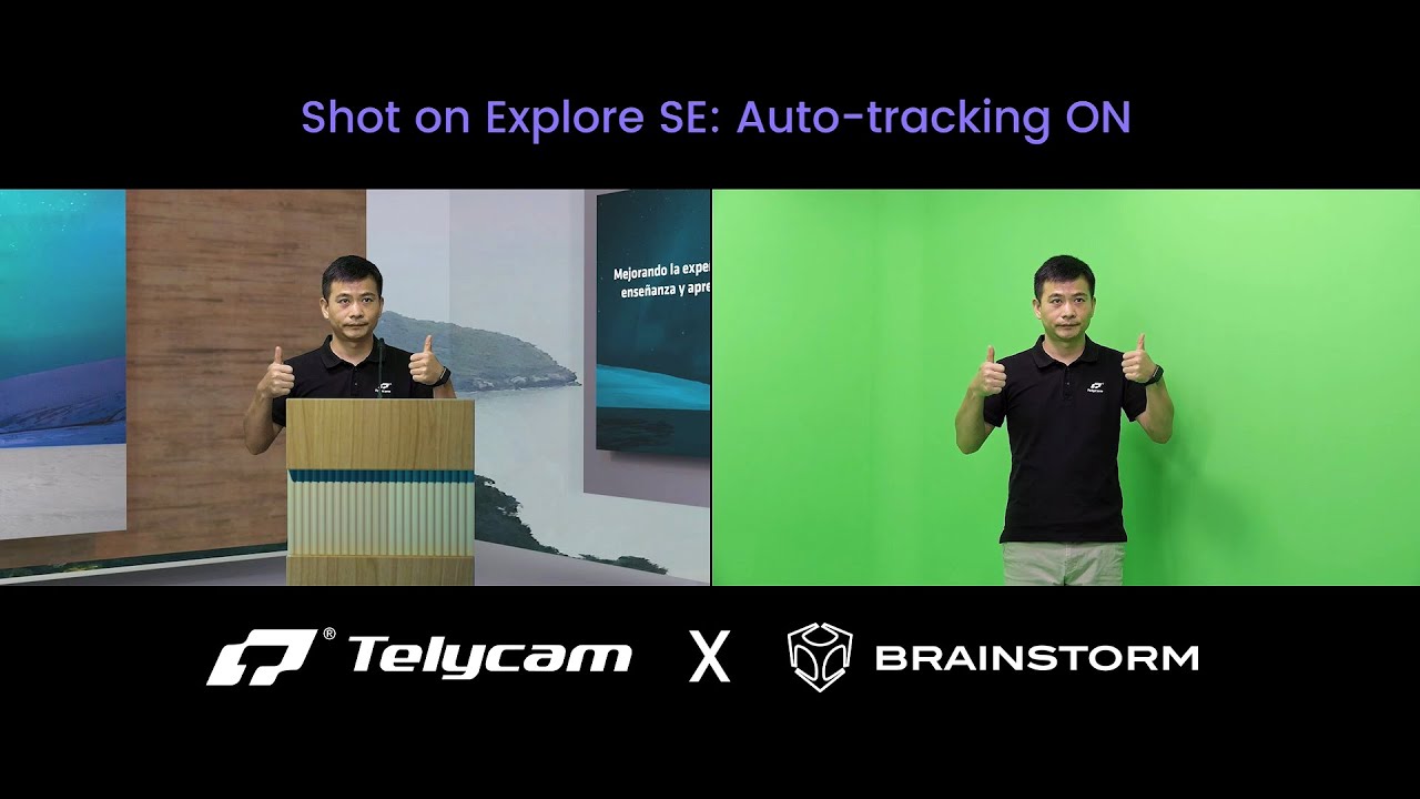 Telycam PTZ Camera FreeD Demo with Brainstorm InfinitySet