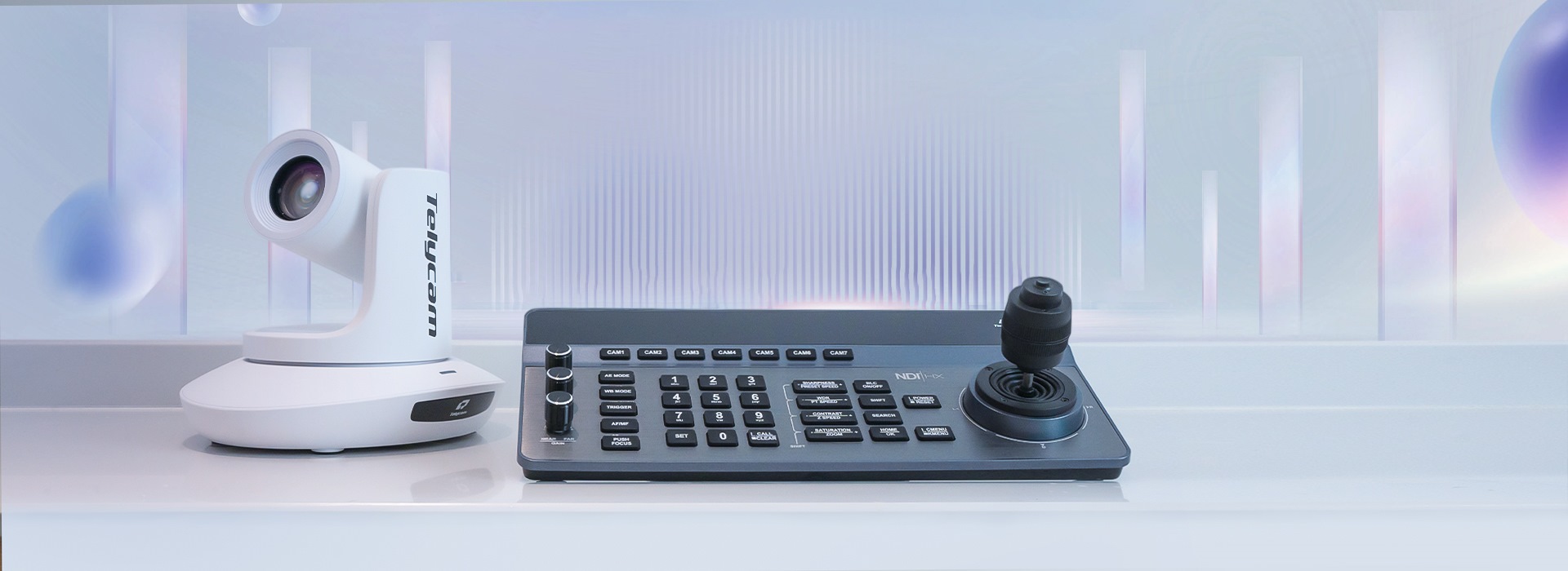 V-JOY/V-JOY+, IP, NDI®HX PTZ controller