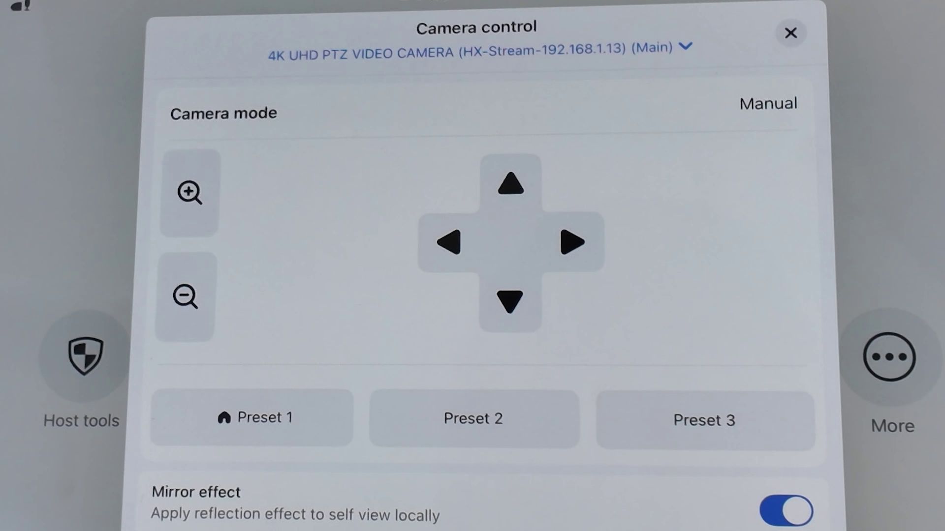 Assign Camera Presets,zoom rooms