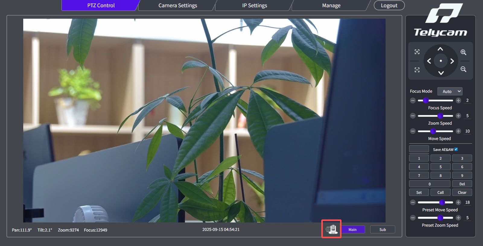 web UI side-mount feature