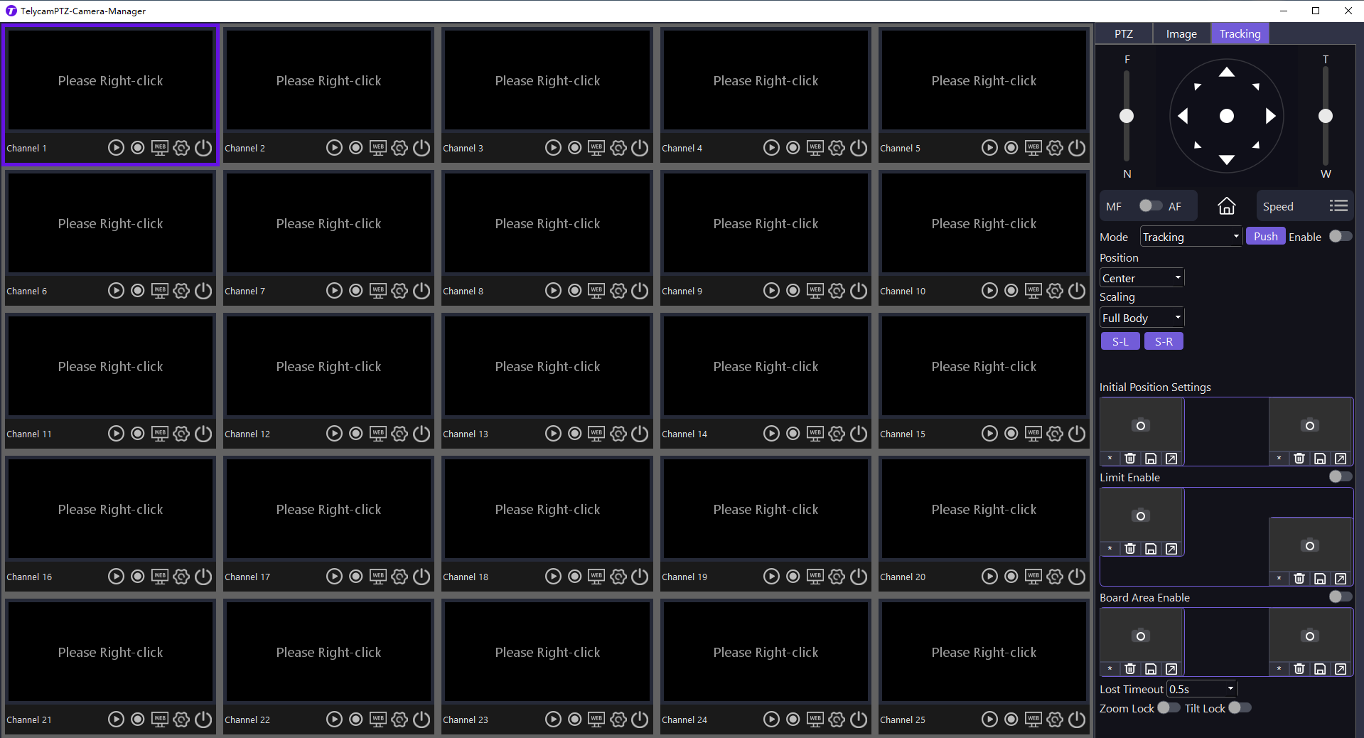 Telycam PTZ Manager