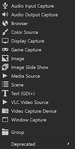 add source in OBS step 2