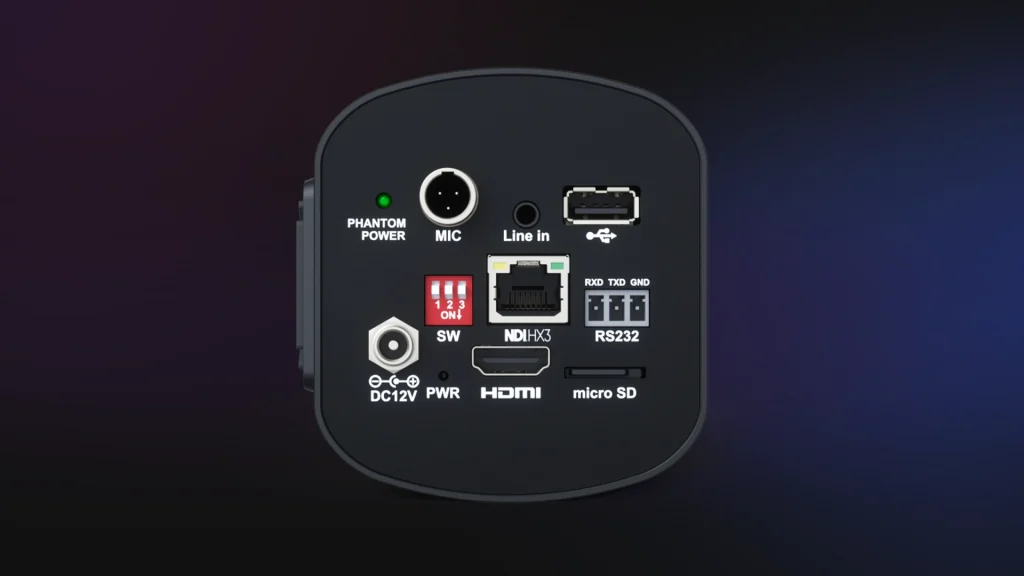 NDI®HX3/HDMI/USB 2.0 Available