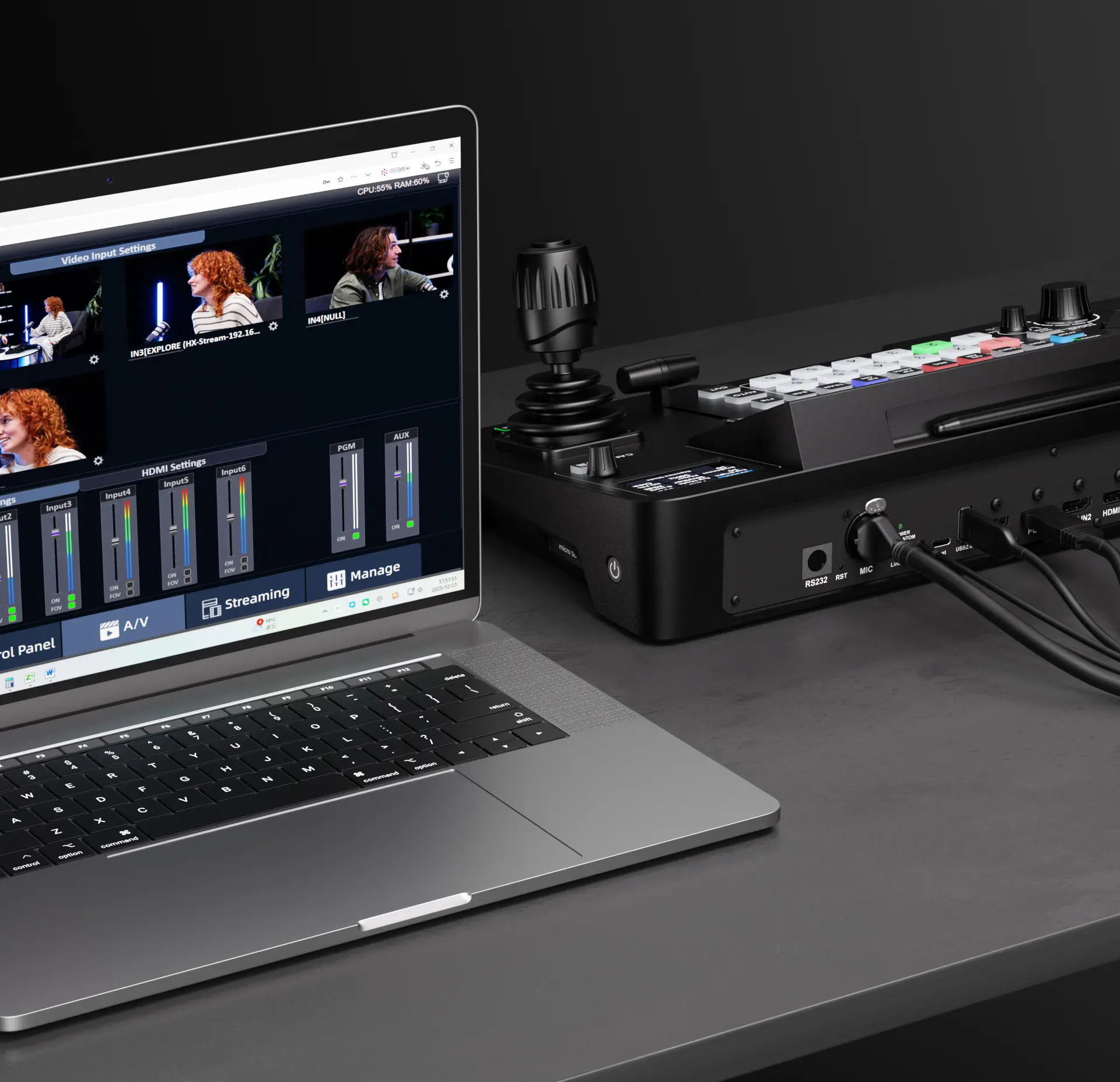 XLR & 3.5 mm Audio