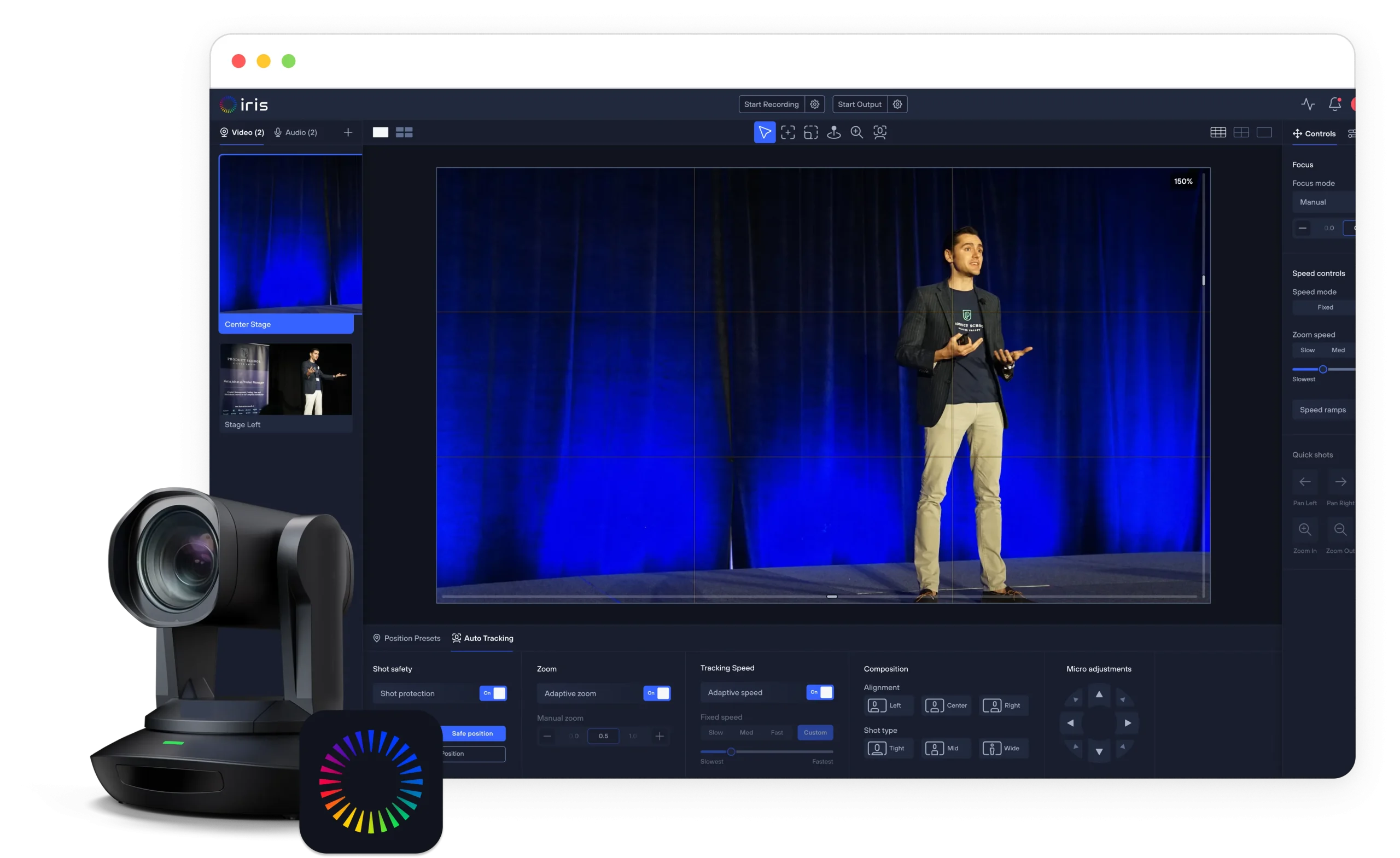 Your Telycam PTZ Camera Will Be Iris-Enabled Soon