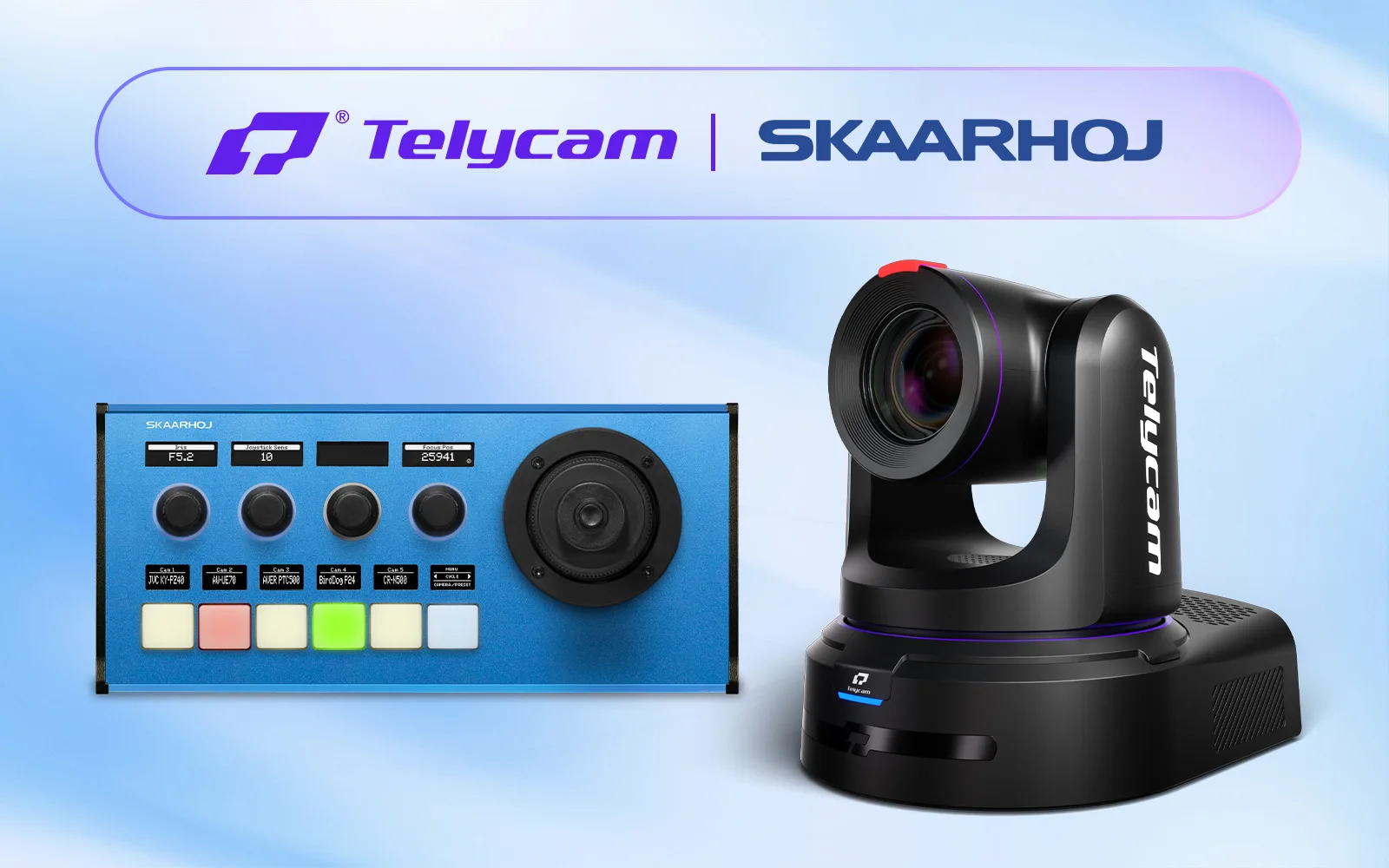 Telycam PTZ Cameras Now Compatible with SKAARHOJ Controllers