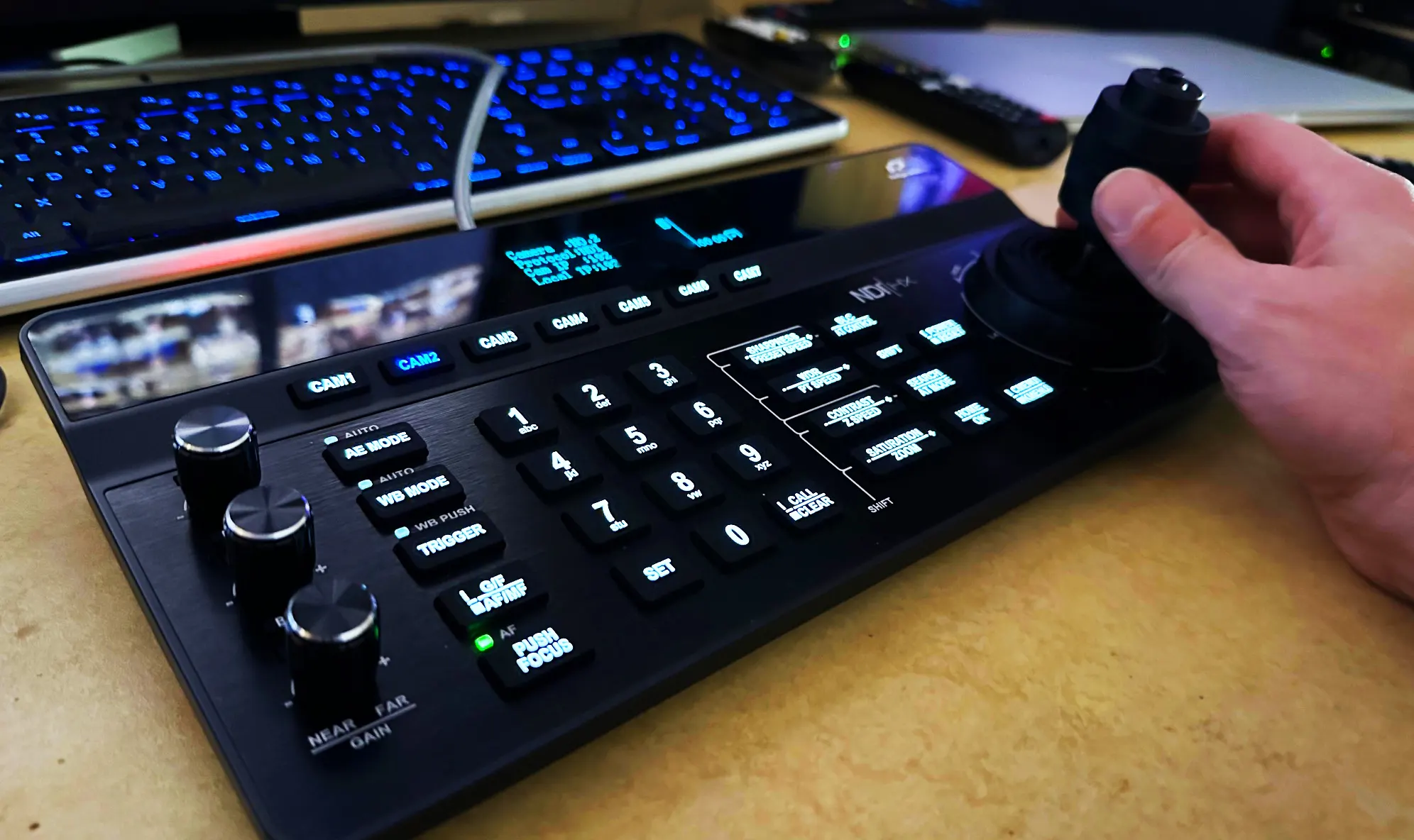 Telycam_V-Joy_Controller_at_KeizerTV